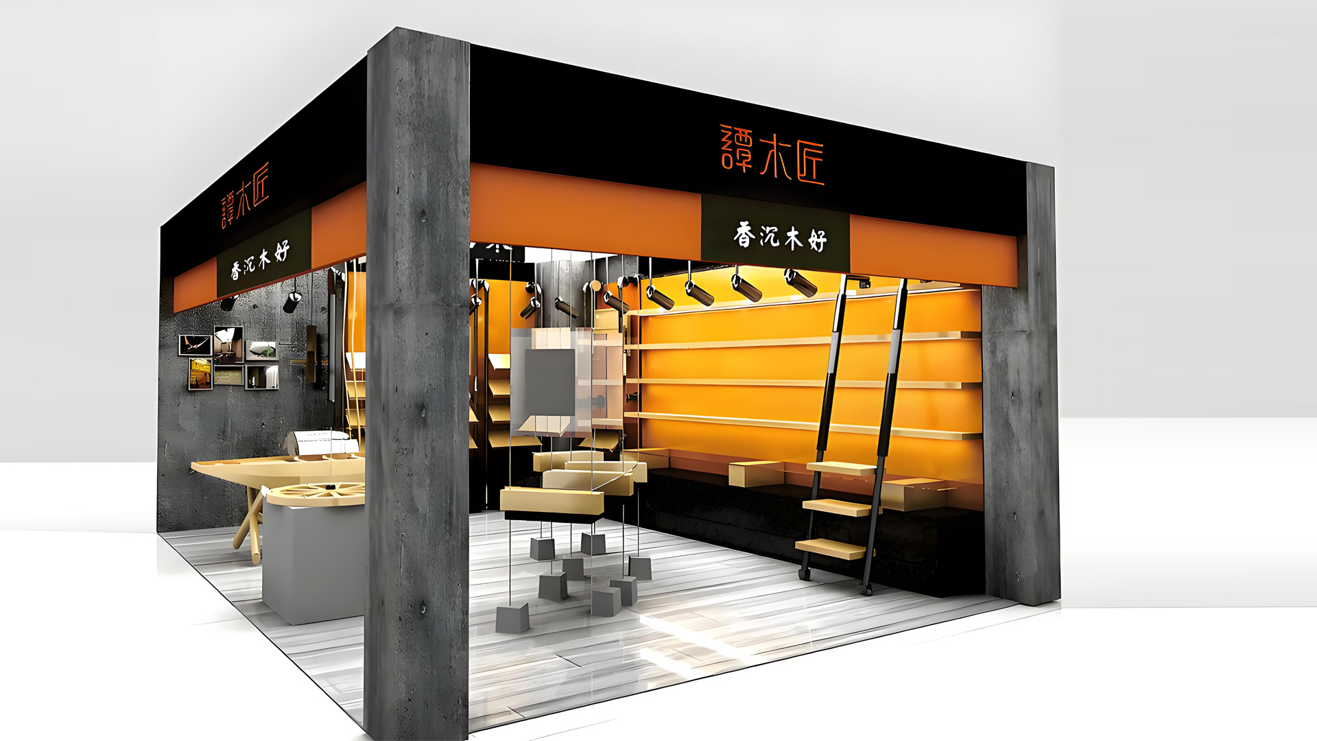 【香港展会】谭木匠-香沉木好展会展览设计